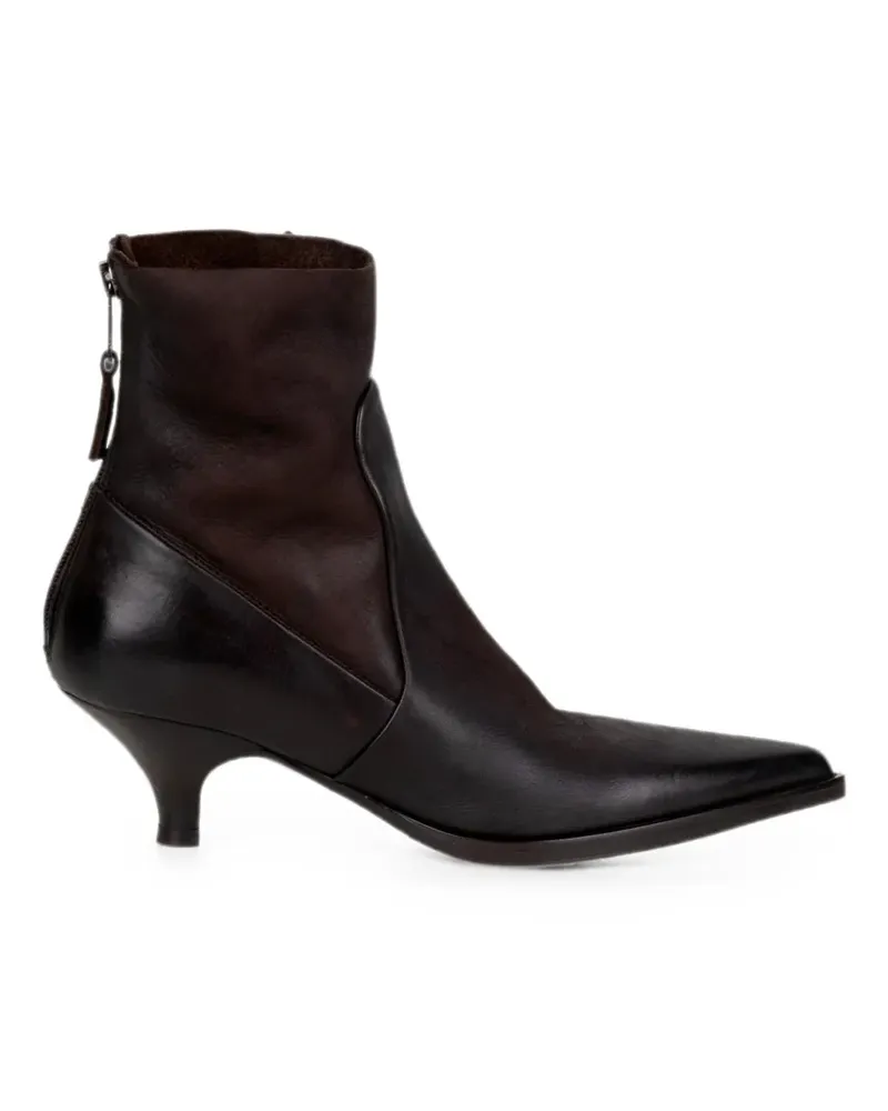 Elena Iachi Thais pointed-toe zip-fastening ankle boots - Braun Braun