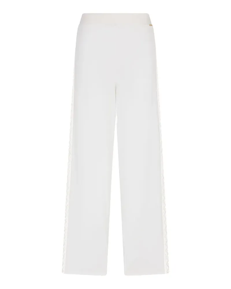 Aubade Sweet Obsession Pyjama-Hose mit Spitzeneinsatz - Weiß Weiß