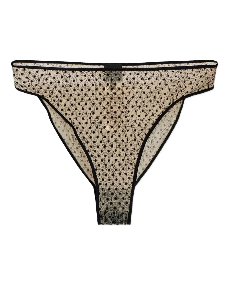 Tom Ford polka-dot lace briefs - Nude Nude