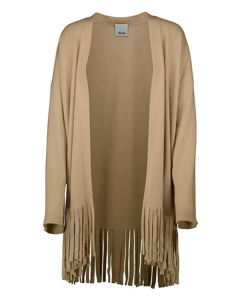 ALLUDE cashmere cardigan - Nude Nude