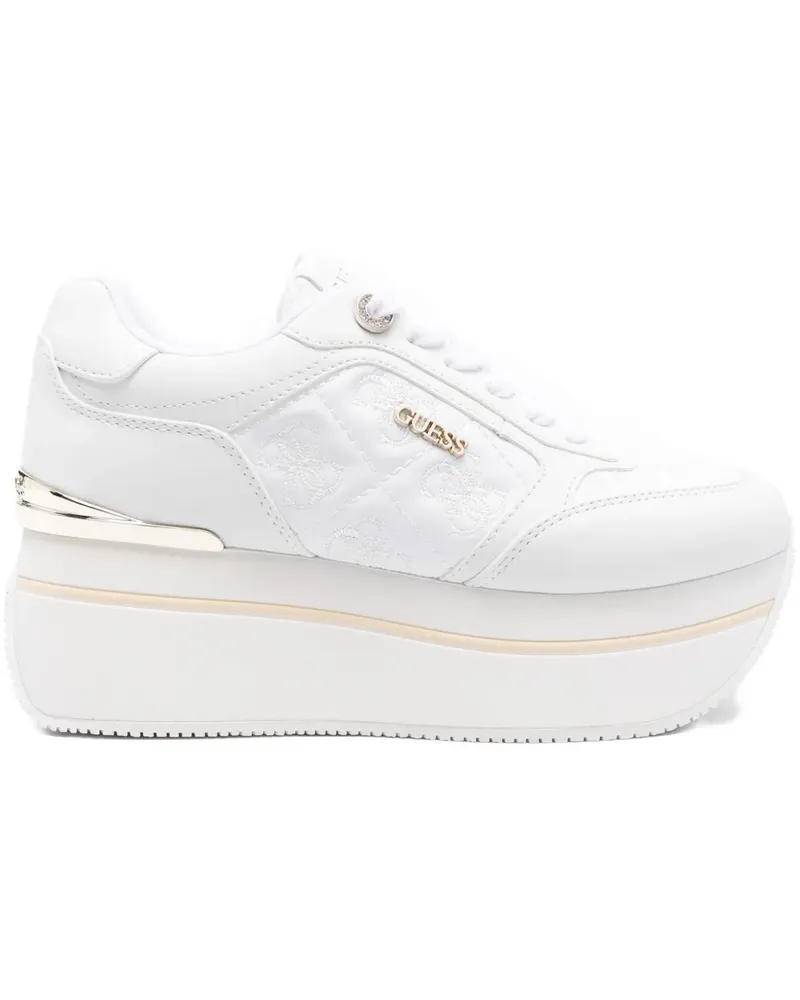 Guess Sneakers mit dicker Sohle - Weiß Weiß