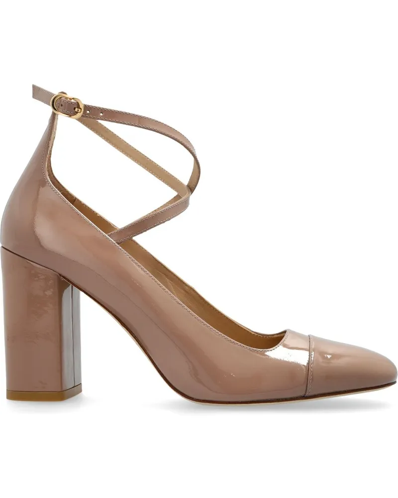 Stuart Weitzman Eden Pumps 85mm - Nude Nude
