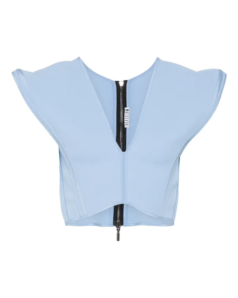 Maticevski Military-Oberteil - Blau Blau