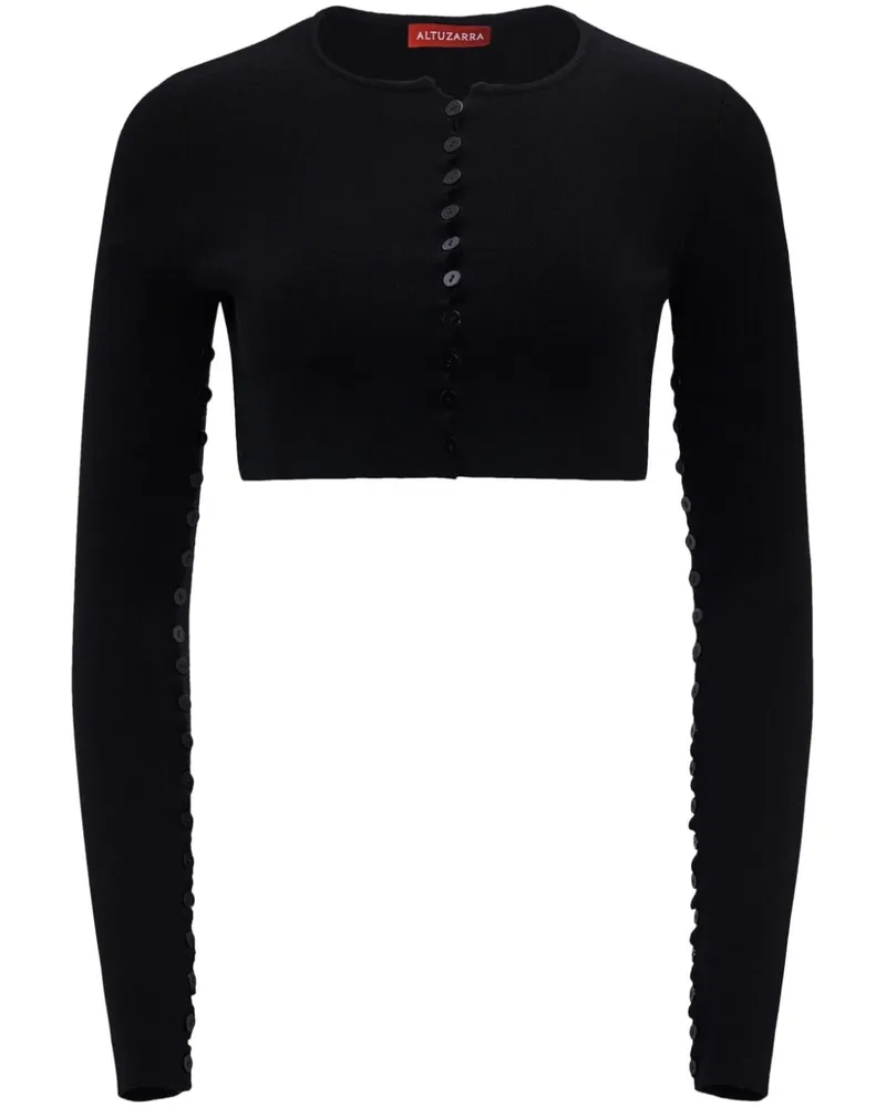 Altuzarra Gestricktes Haruni Oberteil - Schwarz Schwarz