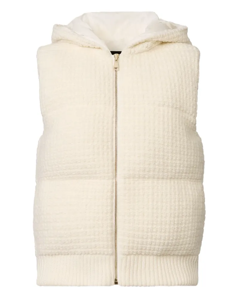 Fabiana Filippi hooded quilted vest - Weiß Weiß