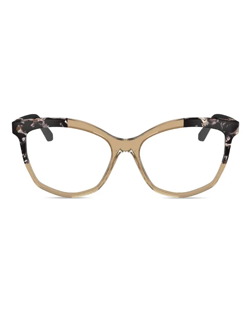 Karl Lagerfeld Sonnenbrille mit Marmor-Effekt - Nude Nude