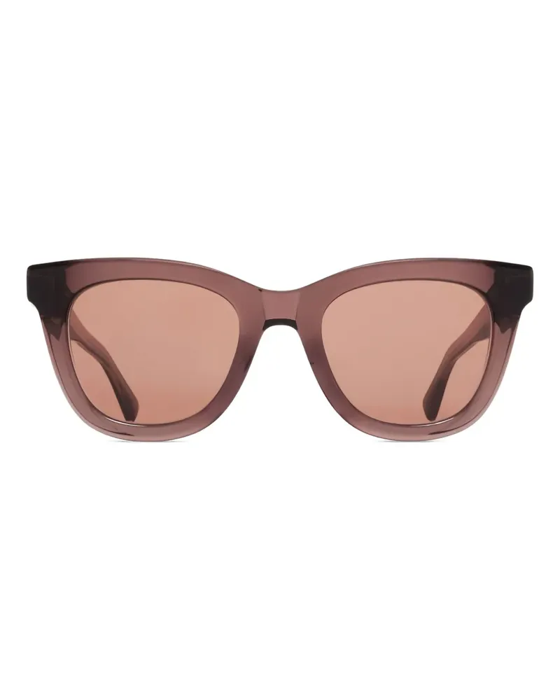 Mykita Laimi Sonnenbrille mit eckigem Gestell - Braun Braun