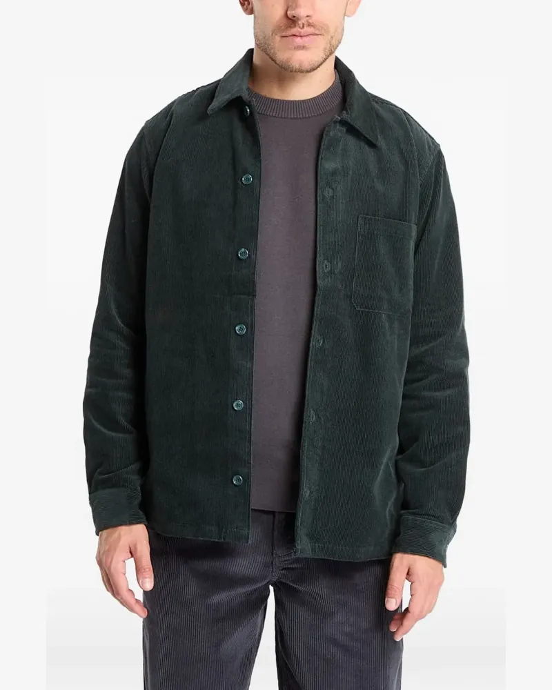 Samsøe & Samsøe Jacke mit Cordstruktur - Grün Grün