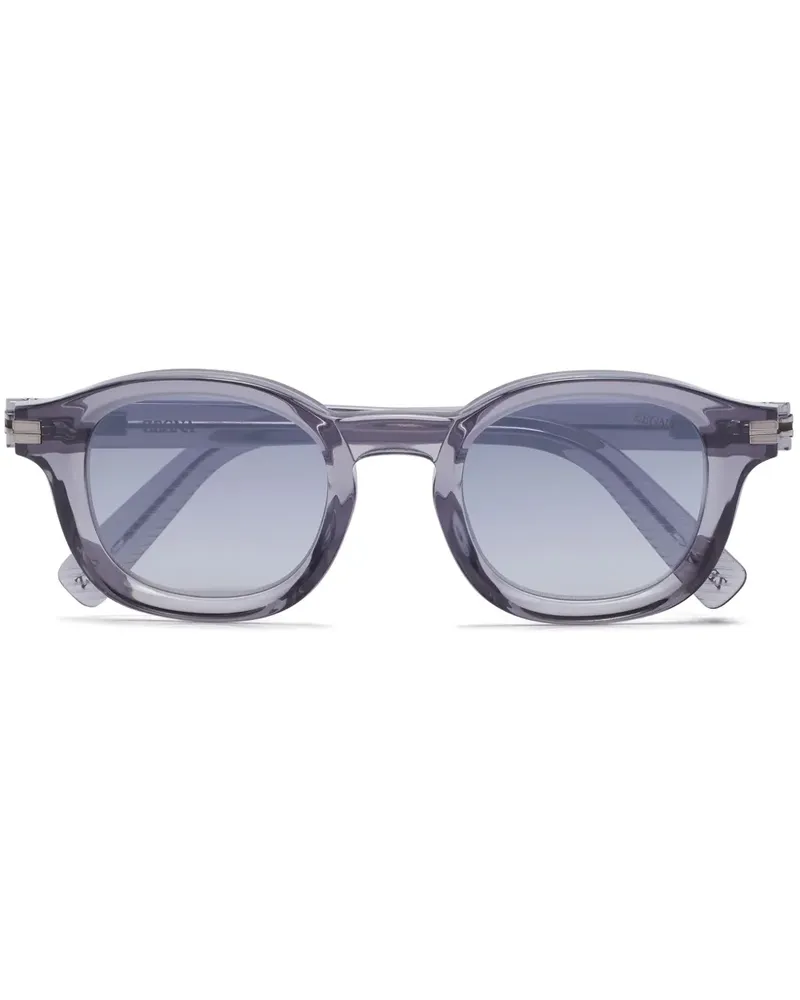 Ermenegildo Zegna Gestreifte Sonnenbrille aus Acetat - Violett Violett
