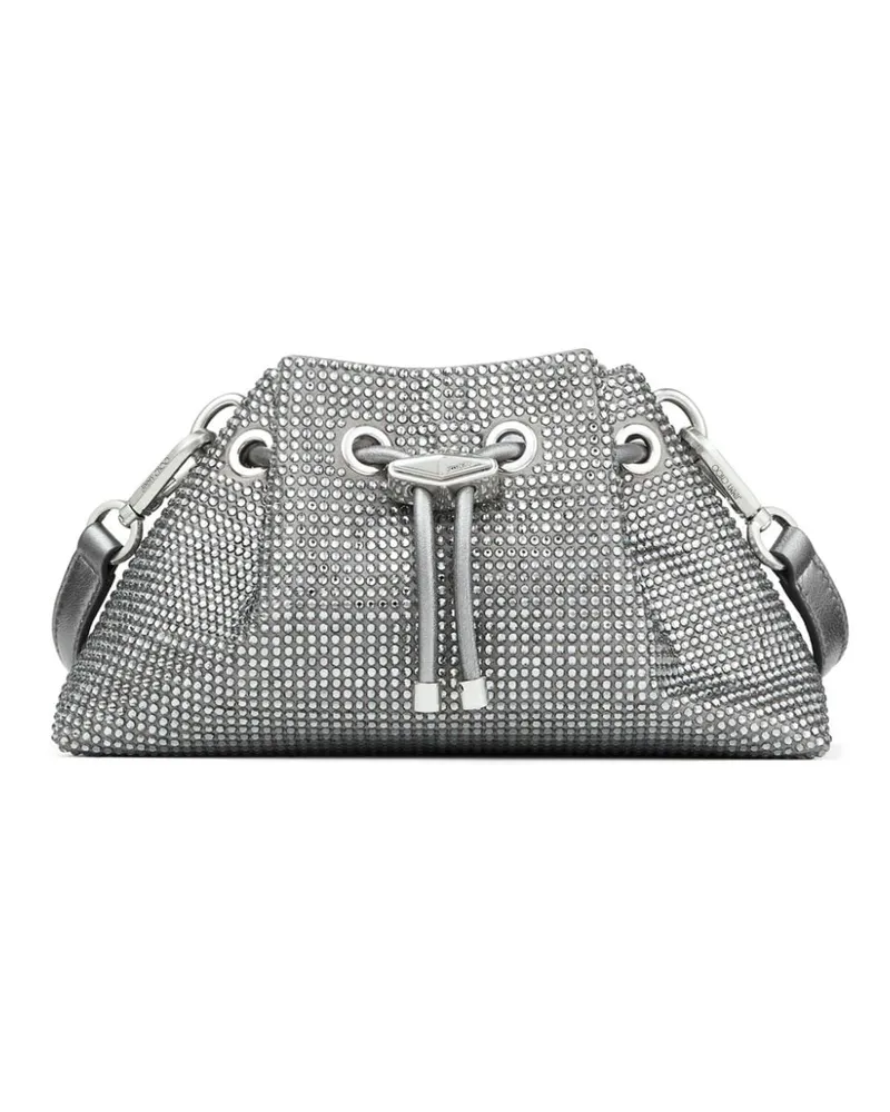 Jimmy Choo Kleine Cinch Schultertasche - Silber Silber