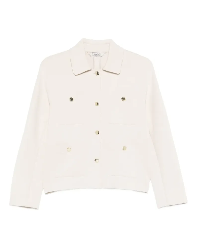 Max Mara Max Mara Smarmonioso Jacke mit aufgesetzten Taschen - Nude Nude