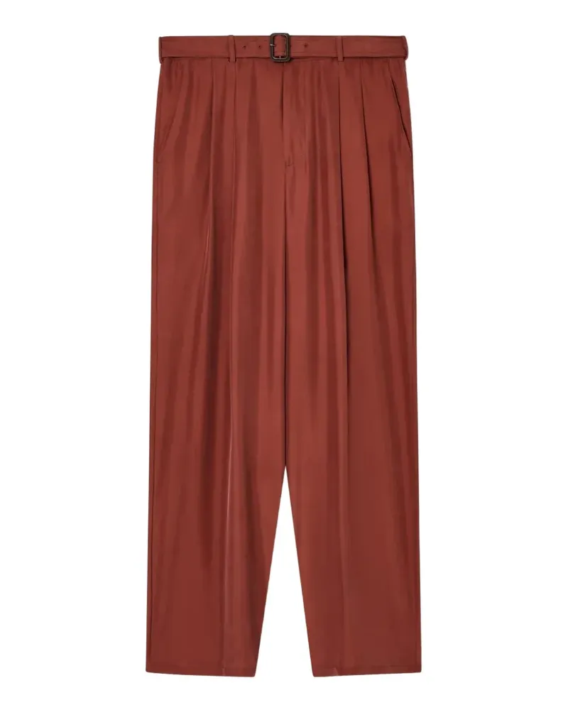 Emporio Armani belted trousers - Rot Rot