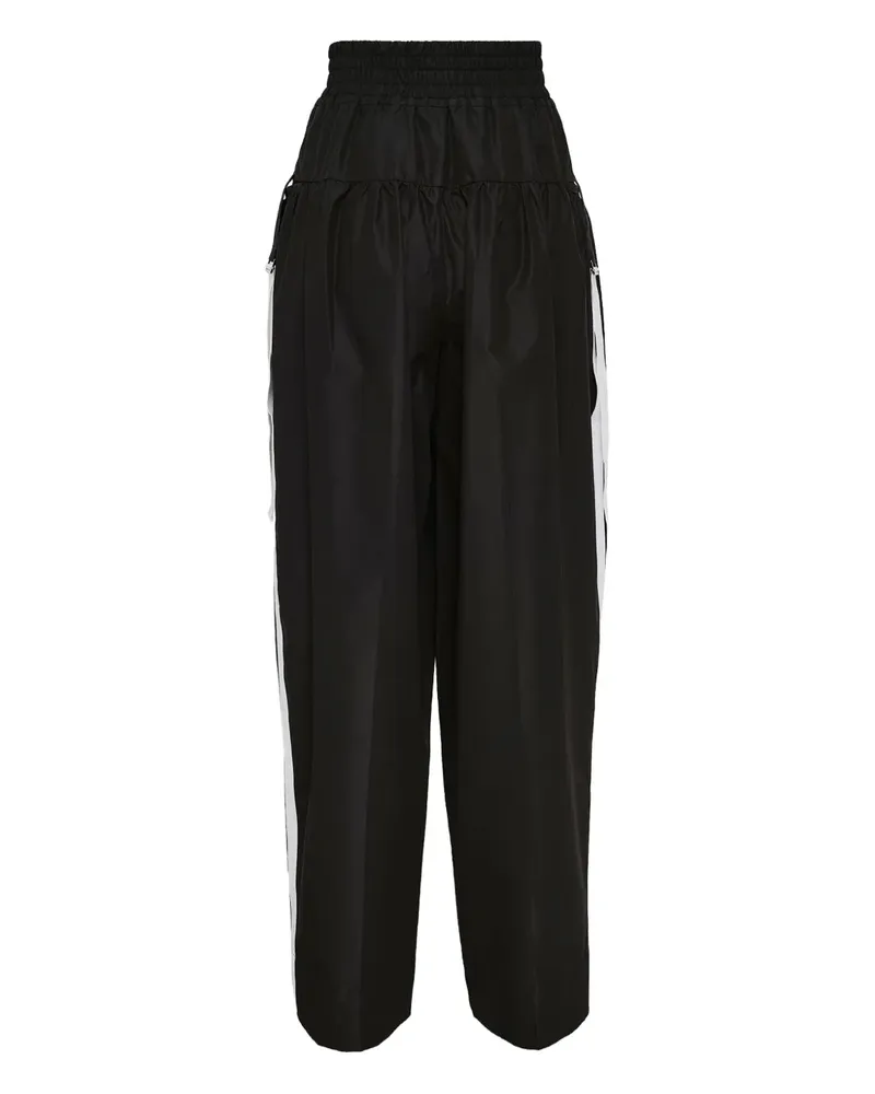 3.1 phillip lim Bundfaltenhose mit Seitenstreifen - Schwarz Schwarz