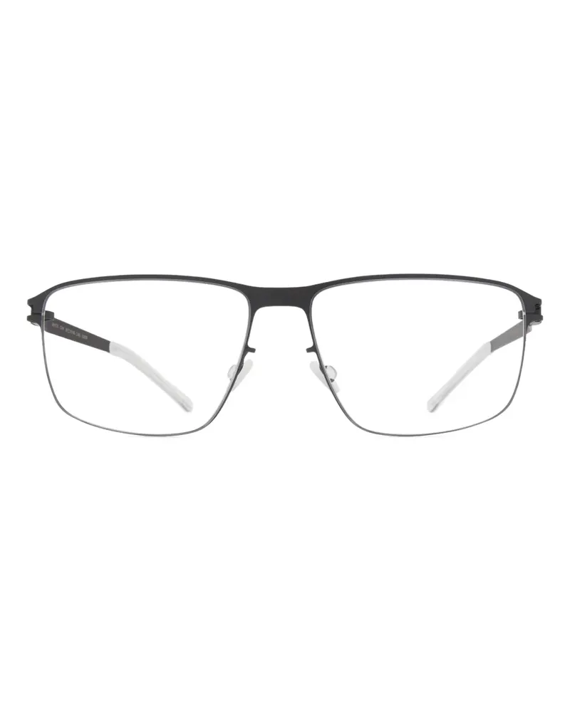 Mykita geometric metal glasses - Schwarz Schwarz
