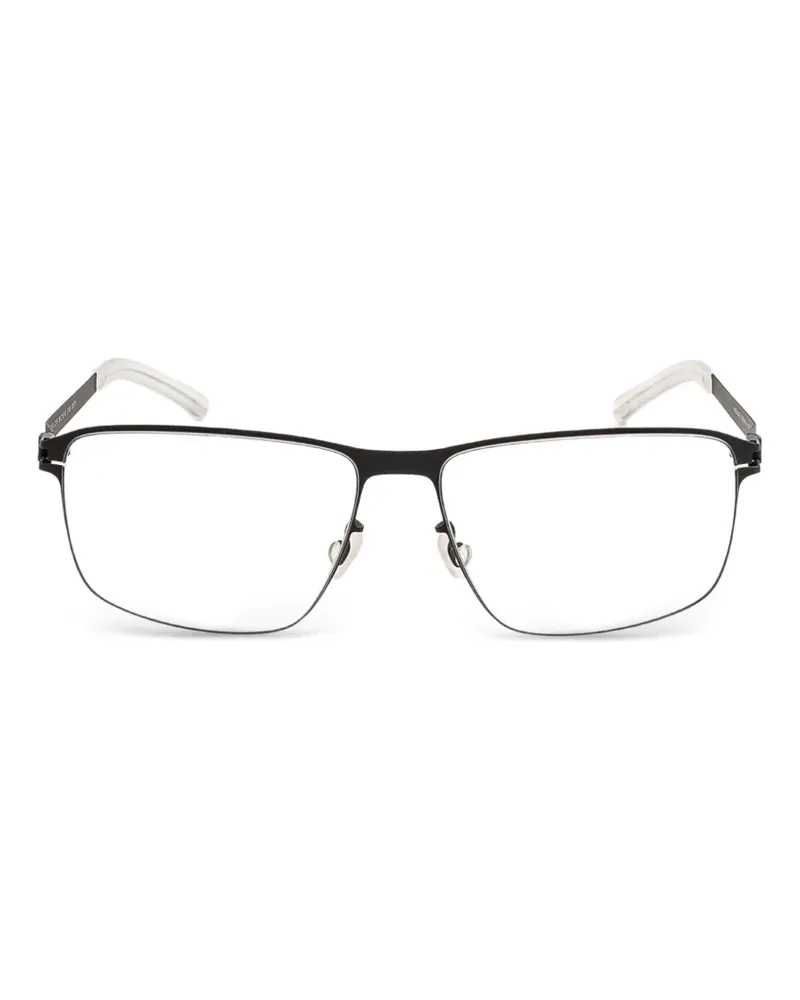 Mykita Geometrische Brille - Schwarz Schwarz