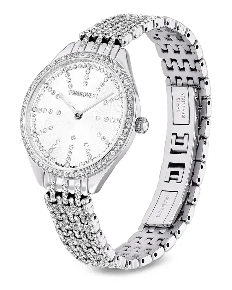 Swarovski Attract crystal bezel 32mm watch - Silber Silber