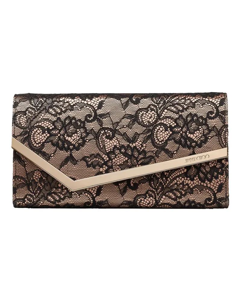 Jimmy Choo Emmie lace chain mini bag - Schwarz Schwarz