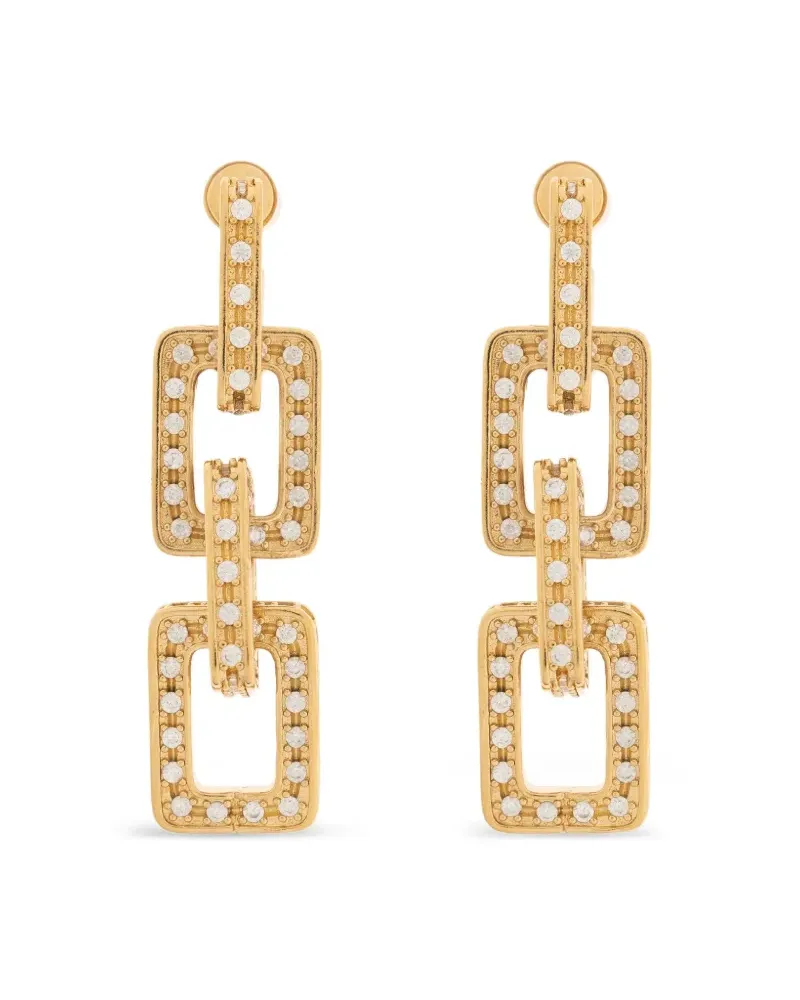 Marni Ohrringe mit Kristallen - Gold Gold