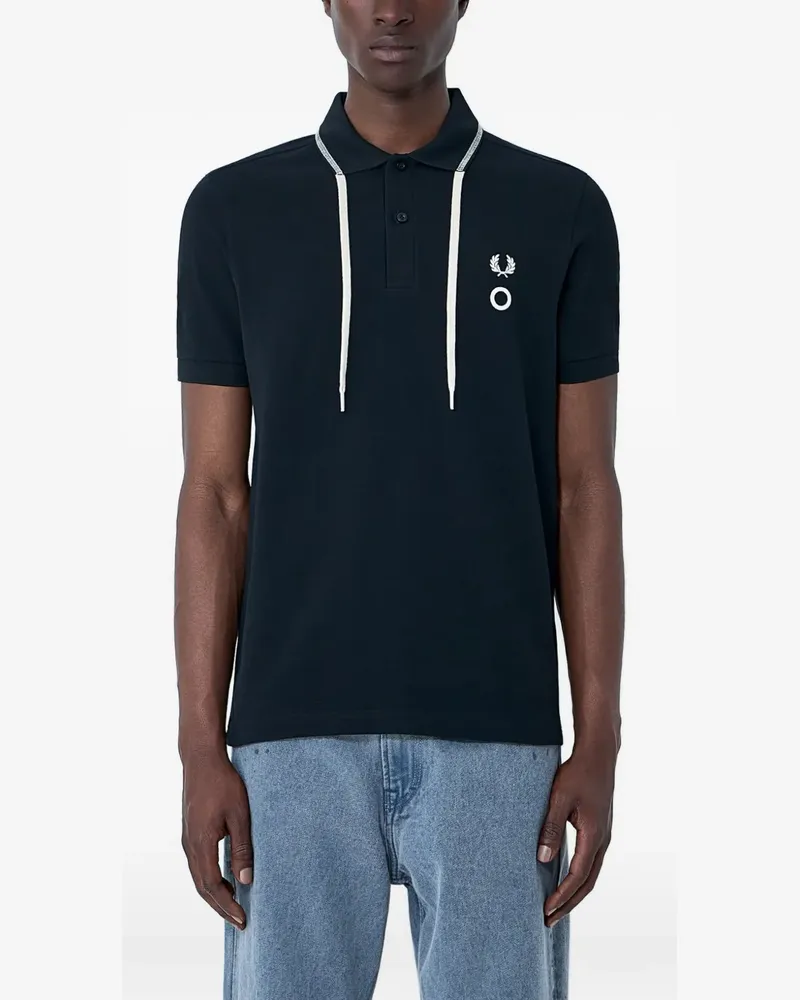 Fred Perry x Craig Green drawstring polo shirt - Schwarz Schwarz