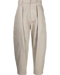 SONGZIO Gekürzte Tapered-Hose Braun