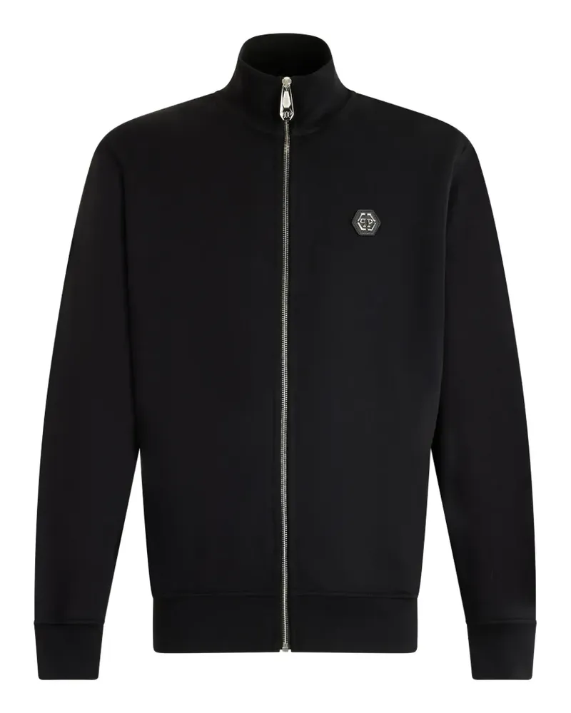 Philipp Plein Sportjacke mit Totenkopf-Print - Schwarz Schwarz