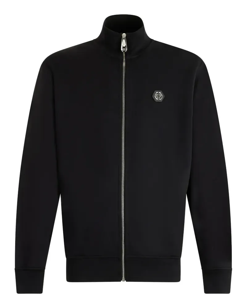 Philipp Plein Sportjacke mit Totenkopf-Print - Schwarz Schwarz
