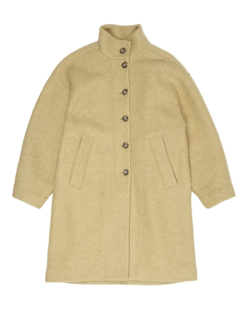 BIMBA Y LOLA Geknöpfter Bouclé-Mantel - Nude Nude