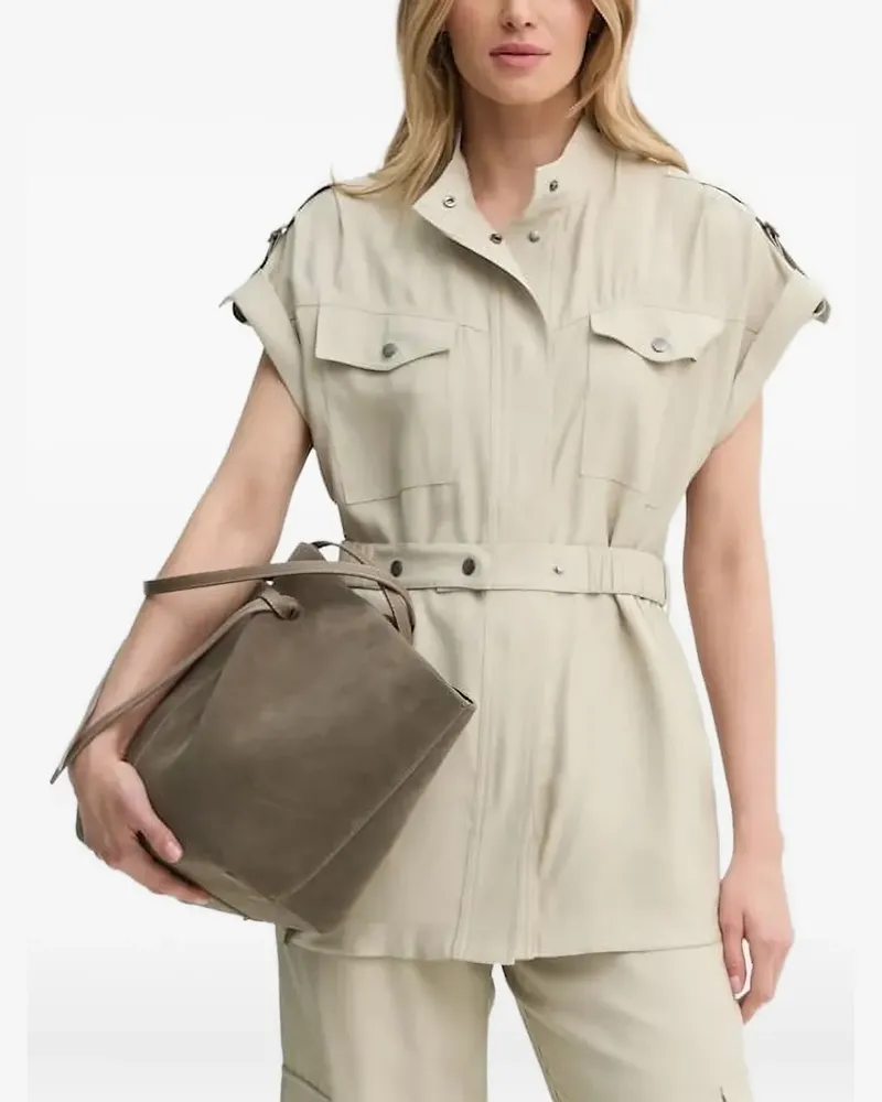 BRUUNS BAZAAR Jacke mit aufgesetzter Tasche - Nude Nude