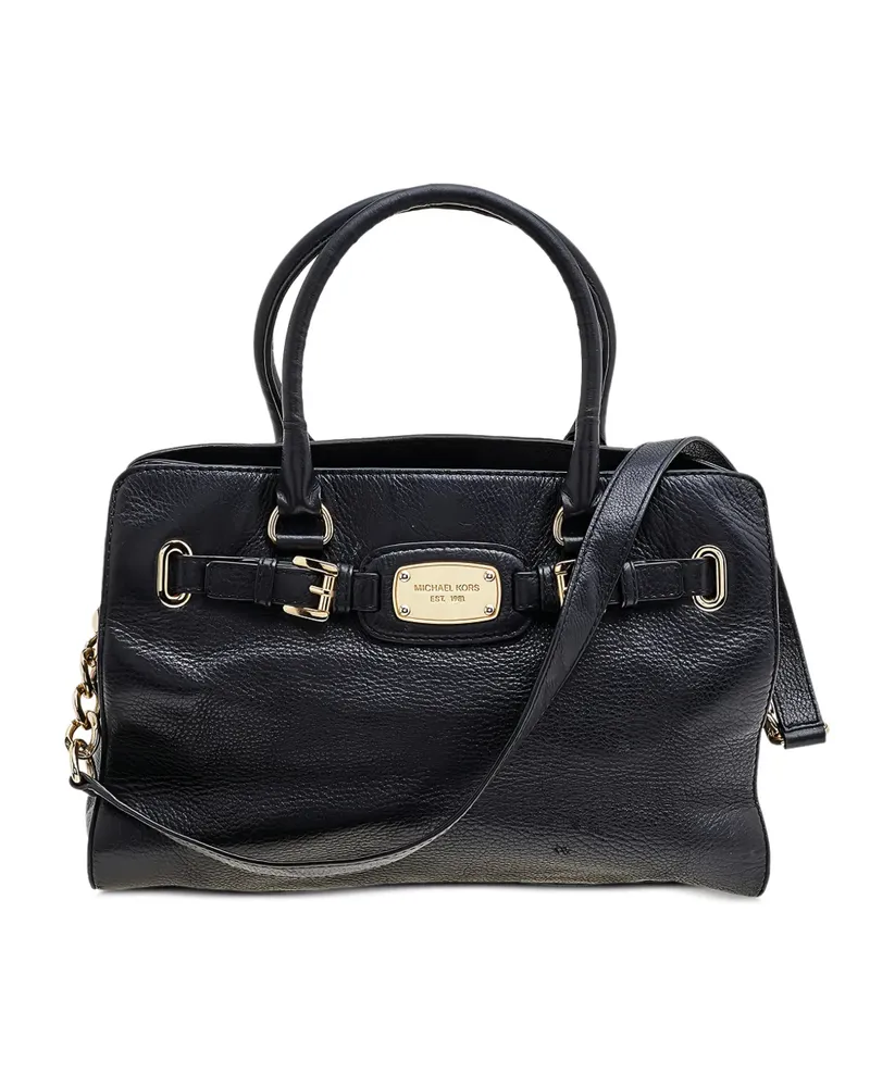 Michael Kors logo-plaque tote bag - Schwarz Schwarz