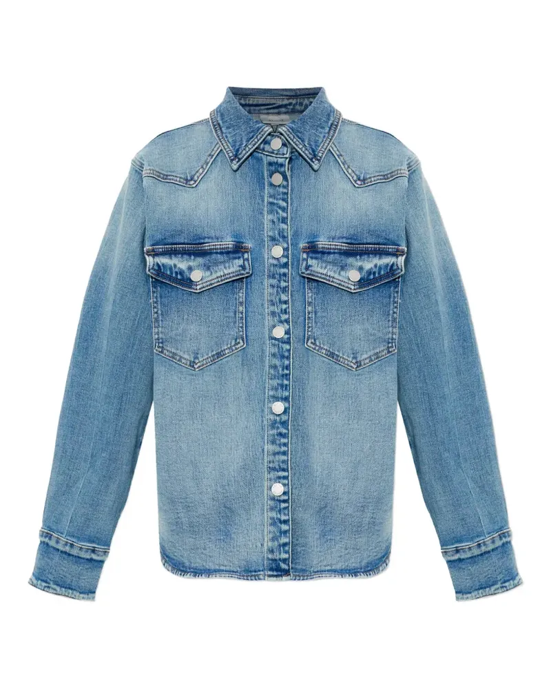 Gestuz Jeansjacke mit geknöpften Taschen - Blau Blau