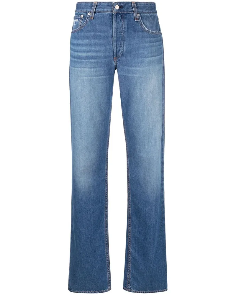 Rag & Bone Bootcut-Jeans mit hohem Bund - Blau Blau