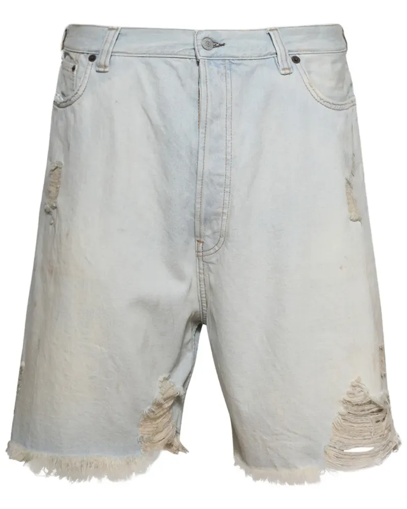 Acne Studios Shorts mit Distressed-Optik - Blau Blau