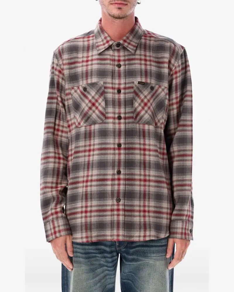 Filson Rangeland check-pattern button-up shirt - Grau Grau