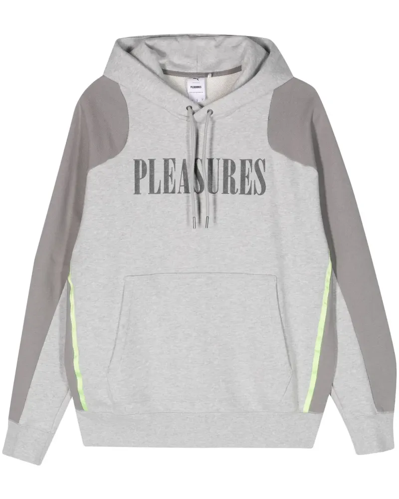 Puma x Pleasures Hoodie - Grau Grau