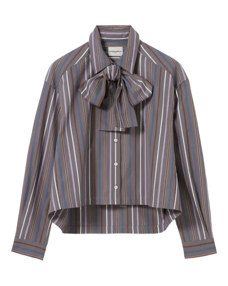 Claudie Pierlot Gestreiftes Hemd - Braun Braun