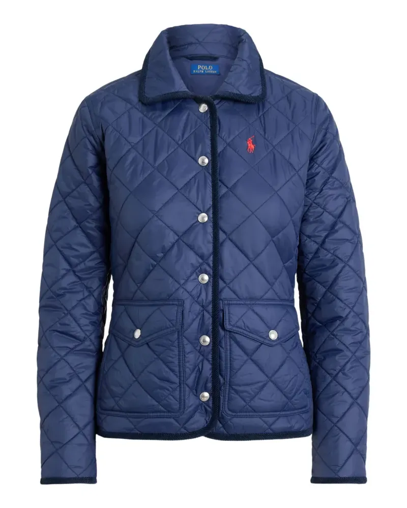 Ralph Lauren quilted logo-embroidered jacket - Blau Blau
