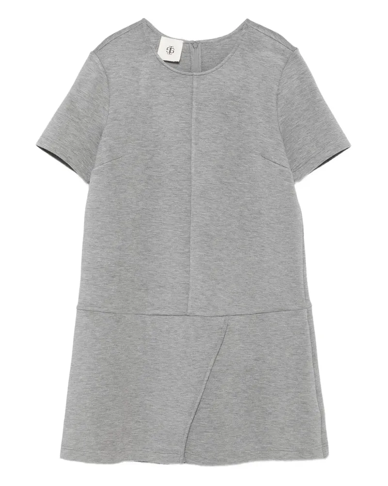 The Garment Kurzärmeliges Nice Minikleid - Grau Grau