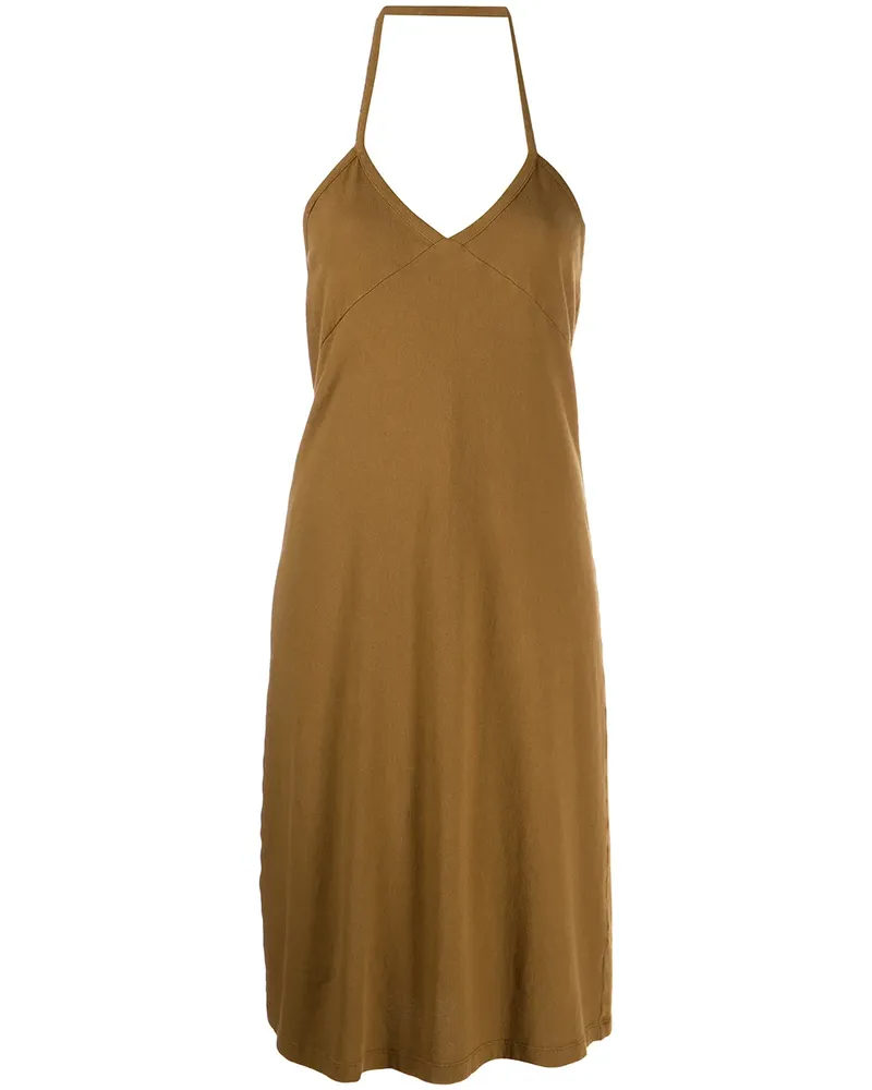 KHAITE Mischa Midikleid - Gelb Gelb