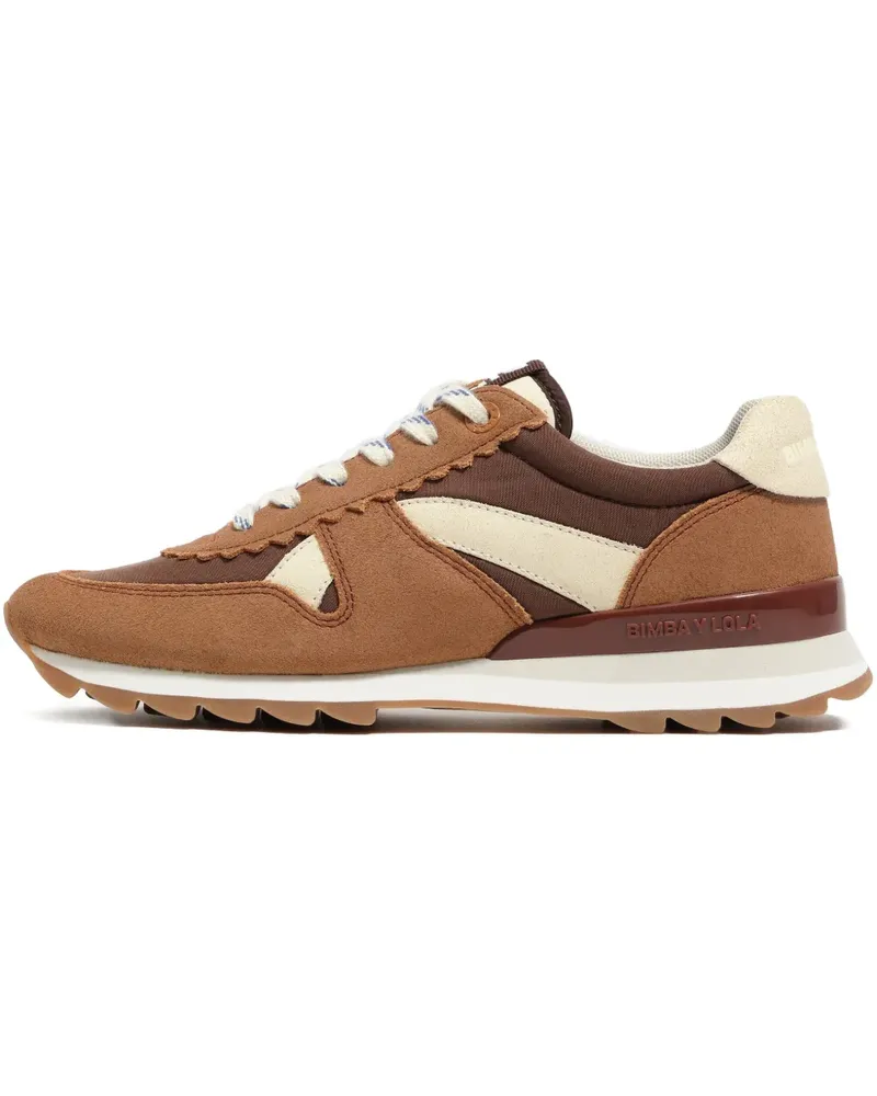 BIMBA Y LOLA Sneakers mit gewelltem Einsatz - Braun Braun