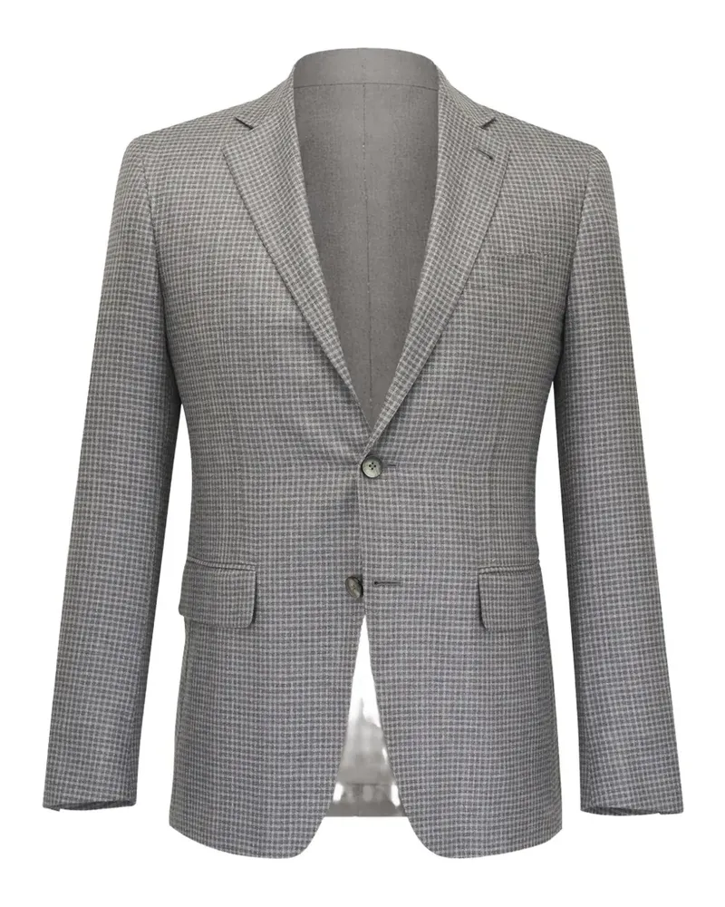 Canali checkered blazer - Grau Grau