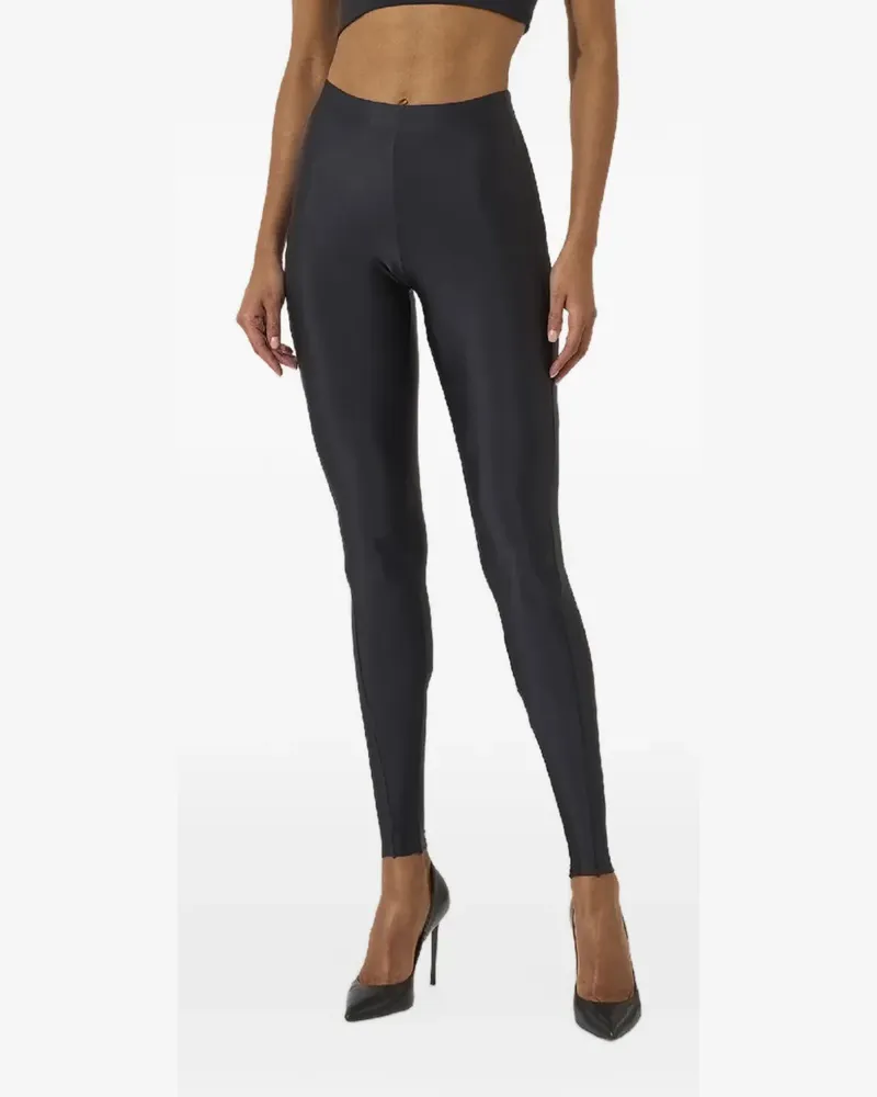 Wolford Shannon Leggings mit Seiteneinsatz - Schwarz Schwarz