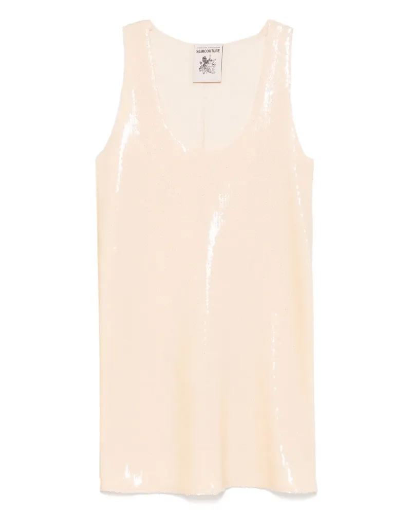 Semicouture Mina Minikleid - Nude Nude