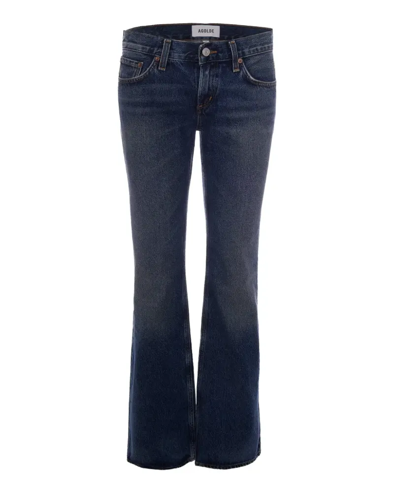AGOLDE Ausgeblichene Sofia Schlagjeans - Blau Blau