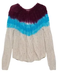 forte_forte Bunter Strickpullover Blau