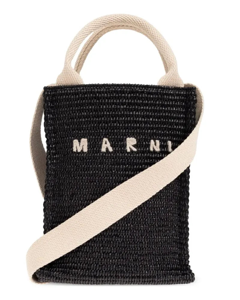 Marni Umhängetasche mit Perlen - Schwarz Schwarz