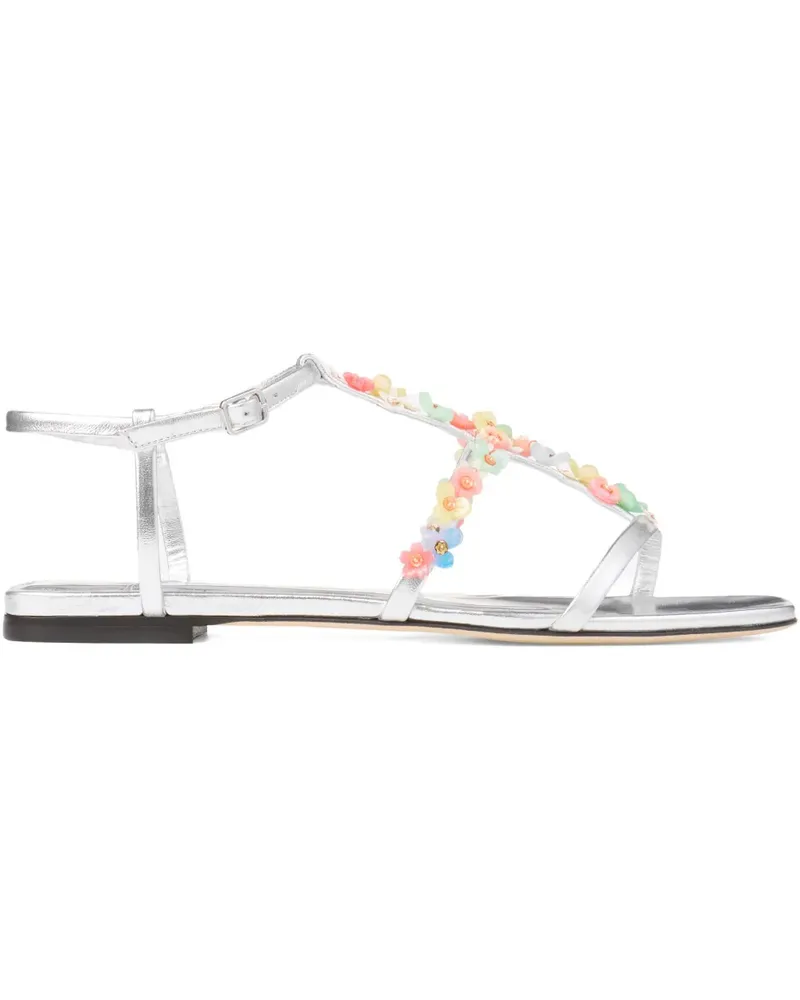 Jimmy Choo Gwyn/Daisy Sandalen - Silber Silber