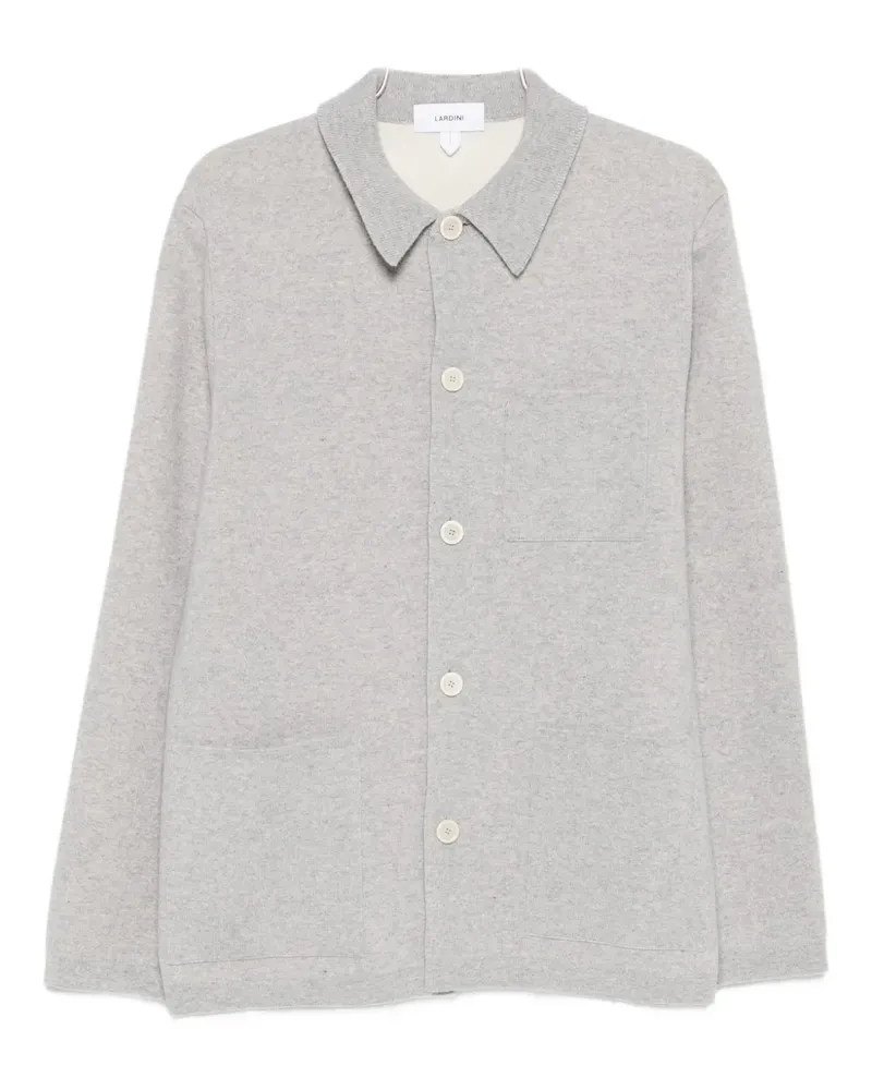 LARDINI wool-blend shirt jacket - Grau Grau