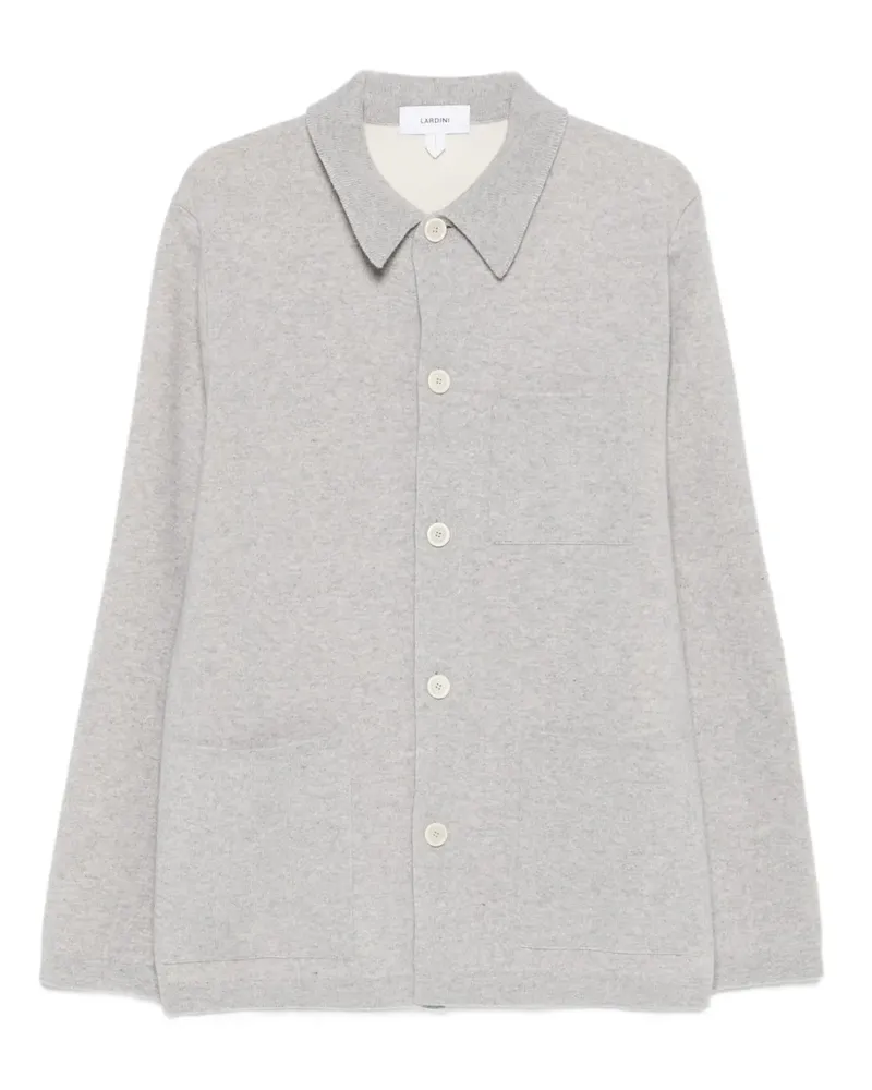 LARDINI Hemdjacke aus Wollgemisch - Grau Grau