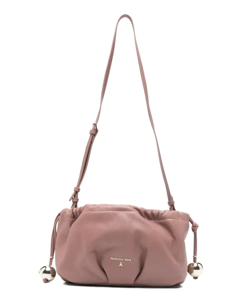 Patrizia Pepe leather clutch bag - Rosa Rosa