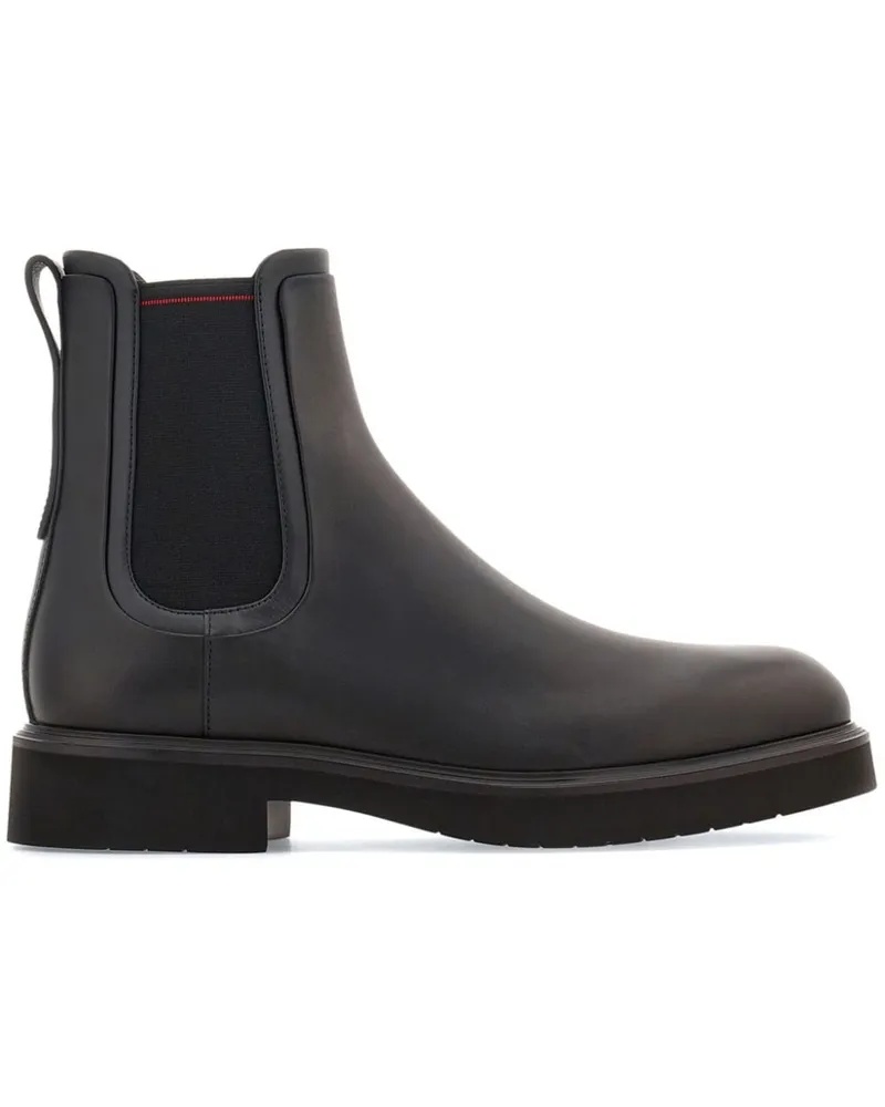 Ferragamo Klassische Chelsea-Boots - Schwarz Schwarz